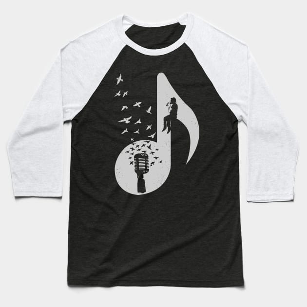 Musical - Singer Baseball T-Shirt by barmalisiRTB